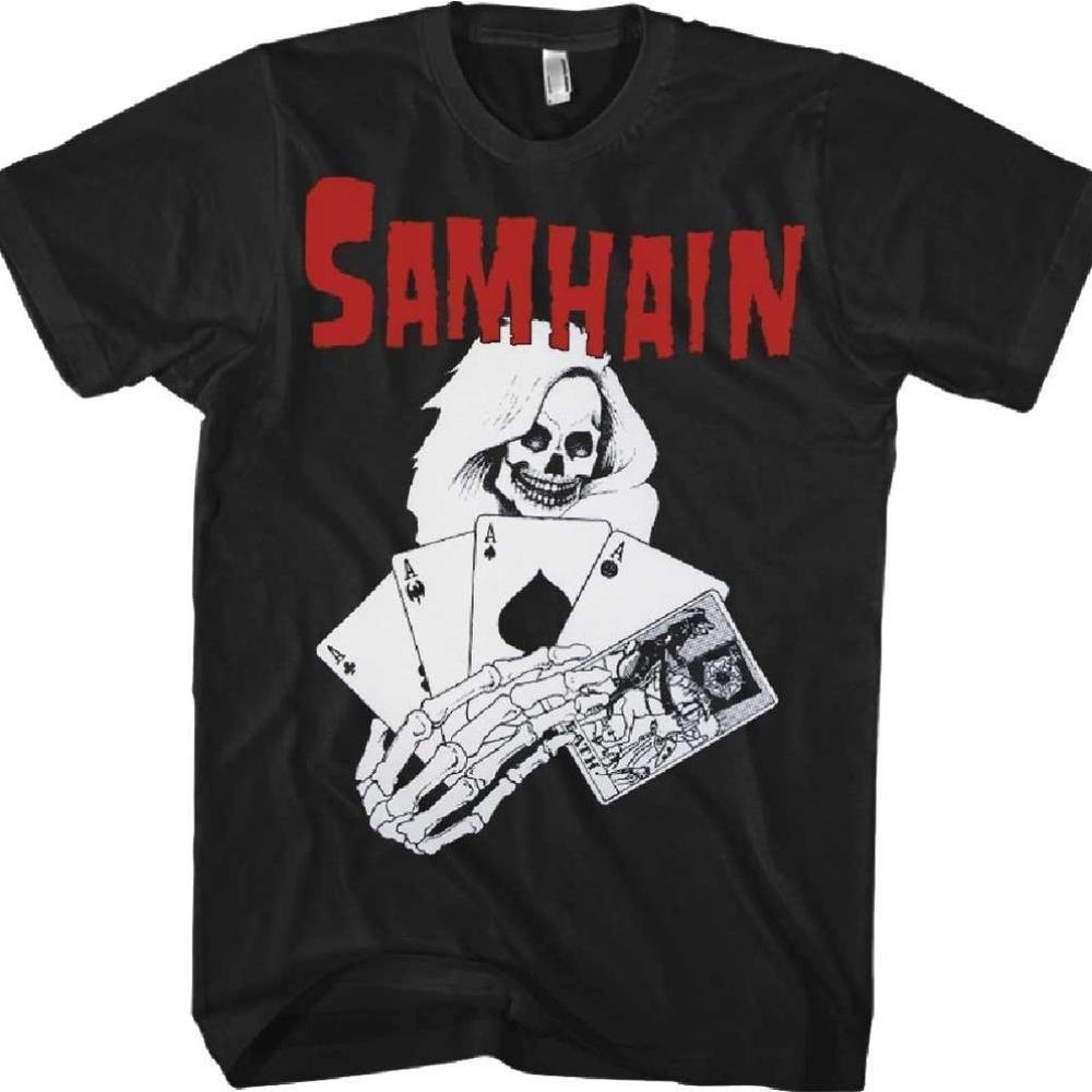 Samhain Death Cards Heavy Metal Band Shirt